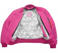 CHAQUETA DE MOTO LADY BOMBER BONETTI ROSA