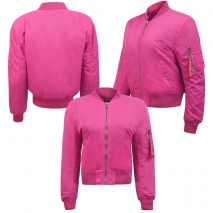 CHAQUETA DE MOTO LADY BOMBER BONETTI ROSA