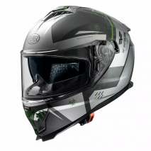 CAPACETE PREMIER TYPHOON CINZA/VERDE