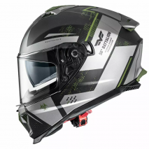 CAPACETE PREMIER TYPHOON CINZA/VERDE