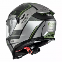 CAPACETE PREMIER TYPHOON CINZA/VERDE