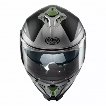 CAPACETE PREMIER TYPHOON CINZA/VERDE