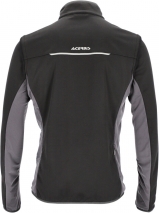 CASACO ACERBIS TRACK SOFTSHELL PRETO/CINZA