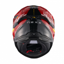 CAPACETE NEXX Y.100R FADE PRETO/VRM