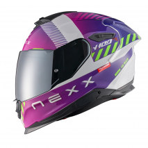 CAPACETE NEXX Y.100R FADE ROXO/BRC