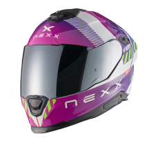 CAPACETE NEXX Y.100R FADE ROXO/BRC