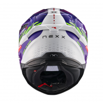 CAPACETE NEXX Y.100R FADE ROXO/BRC