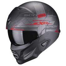 CAPACETE SCORPION EXO-COMBAT II XENON VERMELHO