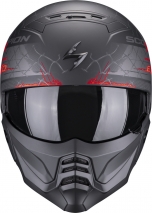 CAPACETE SCORPION EXO-COMBAT II XENON VERMELHO