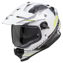 CAPACETE SCORPION ADF-9000 AIR FEAT BR/PRT/AM FLUO