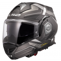 CAPACETE LS2 F901 ADVANT X CARBON HORIZON - CINZA 