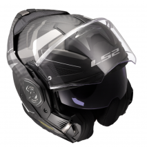 CAPACETE LS2 F901 ADVANT X CARBON HORIZON - CINZA 