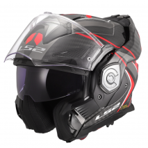 CAPACETE LS2 F901 ADVANT X CARBON FUTURE II -VERME