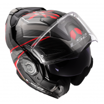 CAPACETE LS2 F901 ADVANT X CARBON FUTURE II -VERME