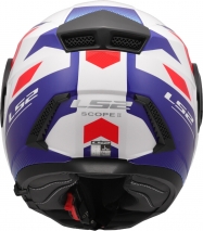 CAPACETE LS2 FF902 SCOPE II DURIA BRC/AZUL/VRM