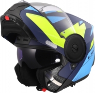 CAPACETE LS2 FF902 SCOPE II DURIA  AZUL/AML HI-VIS