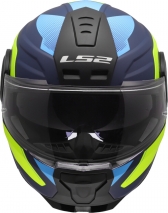 CAPACETE LS2 FF902 SCOPE II DURIA  AZUL/AML HI-VIS