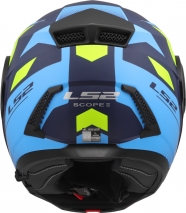 CAPACETE LS2 FF902 SCOPE II DURIA  AZUL/AML HI-VIS