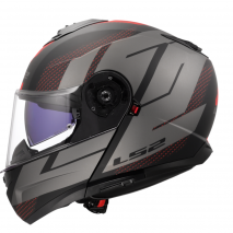 CAPACETE LS2 FF908 STROBE II CODE PRETO/CINZA 