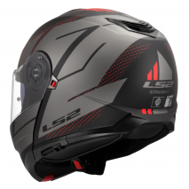 CAPACETE LS2 FF908 STROBE II CODE PRETO/CINZA 