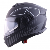 CAPACETE MODULAR 1UP4D SPHINX 1UP165 PRT/BRC MATE