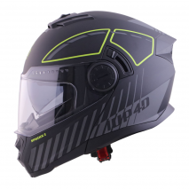 CAPACETE MODULAR 1UP4D SPHINX 1UP165 PRT/FLUOR MAT