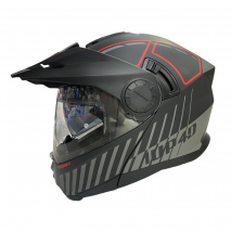 CAPACETE MODULAR 1UP4D SPHINX 1UP165 PRT/VRM MAT