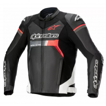 ALPINESTARS BLUSÃO PELE GP FORCE AIR PRT/BR/VRM FL