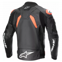 ALPINESTARS BLUSÃO PELE GP Plus v4 PRT/VRM FLUO/BR